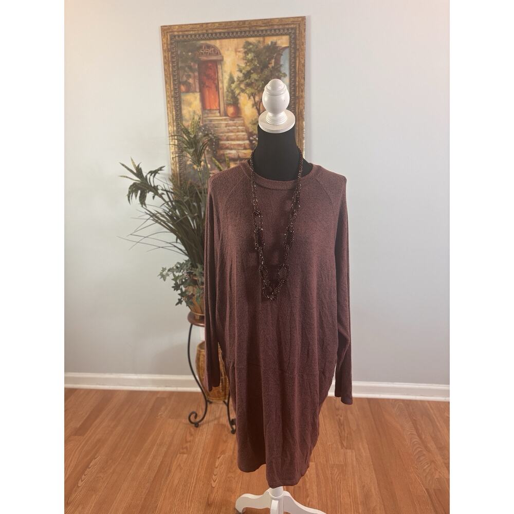 The Vanity Room Women Dress XL Summer Raglan Sleeve Pullover Lagen Look Cozy